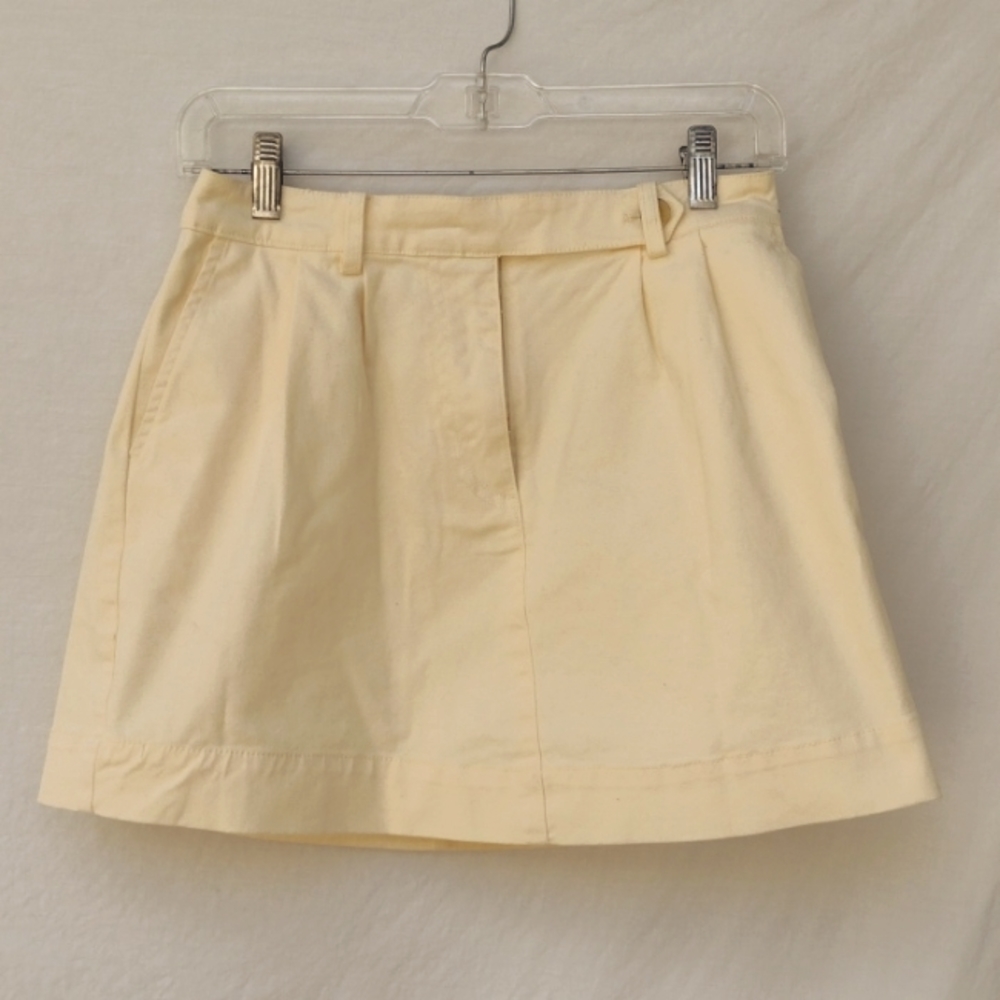 UO BDG Yellow High Waist Mini Skirt - SP